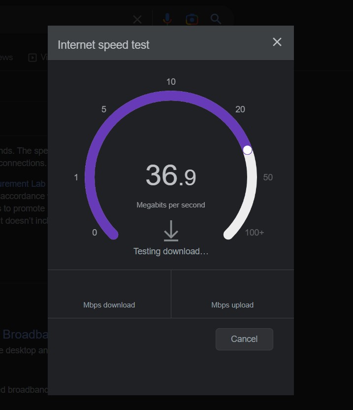 internet speed test