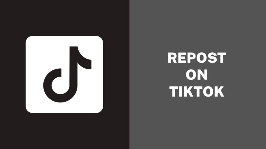 Repost on TikTok