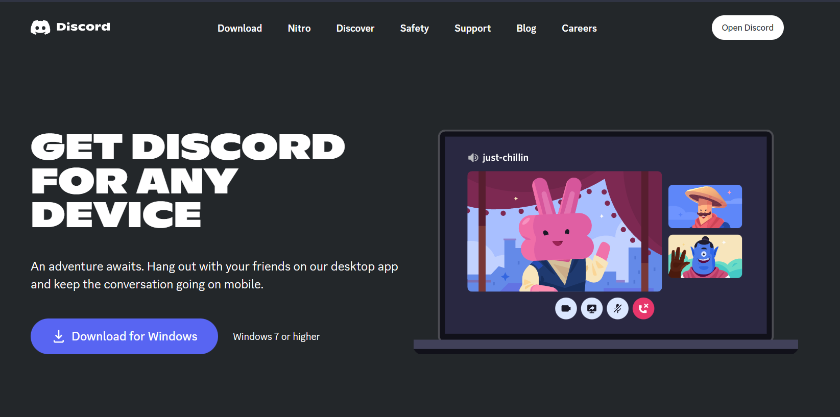 Download the latest version of Discord