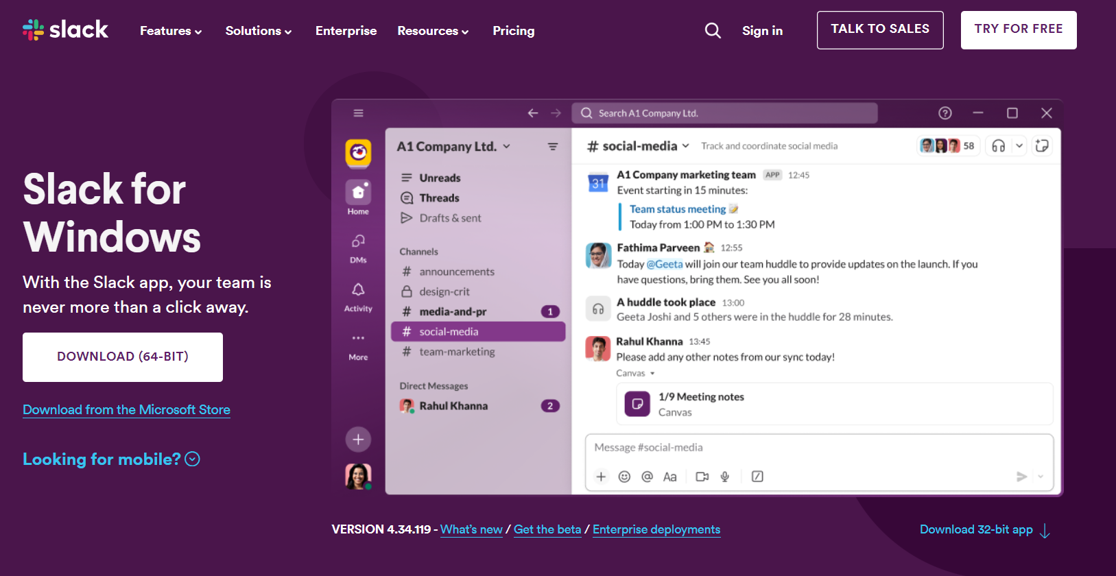 Downloading and Installing Slack