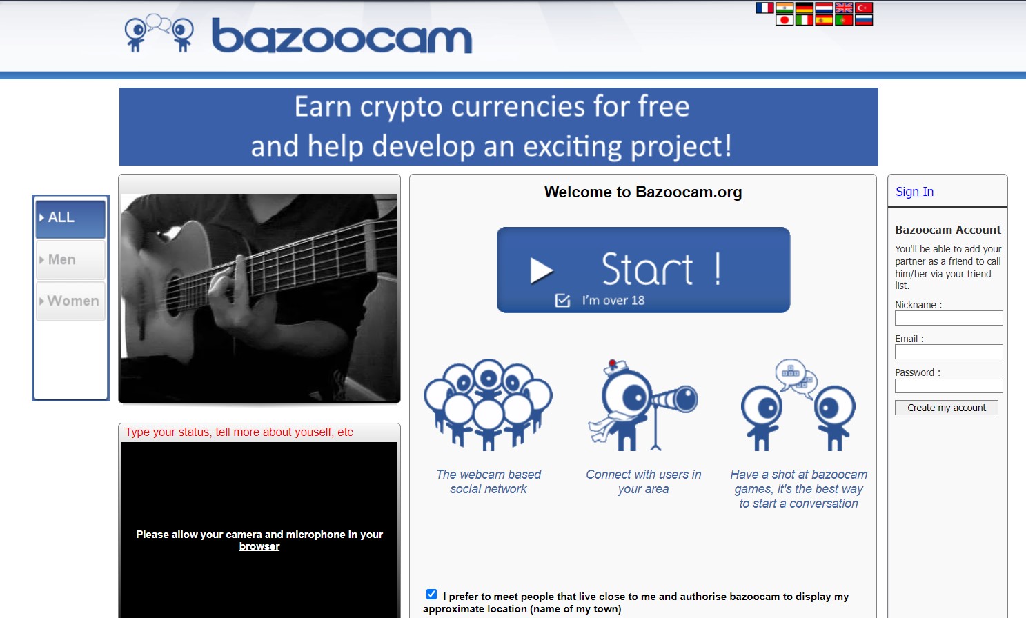 Bazoocam chat