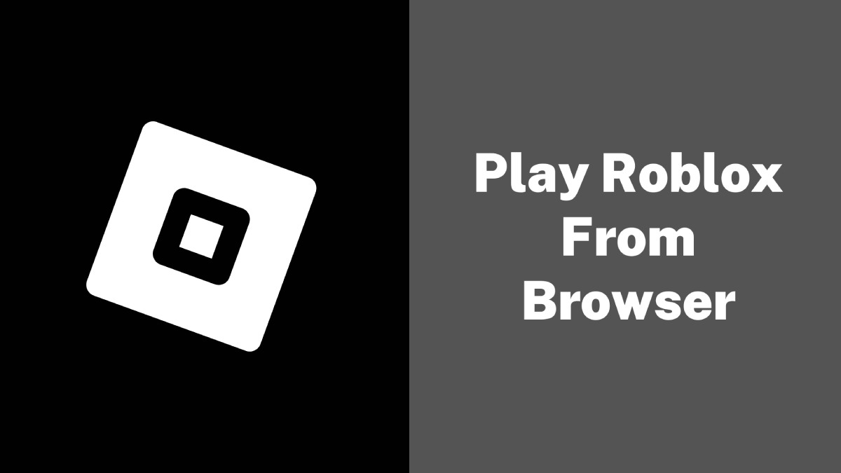 Play Roblox From Browser