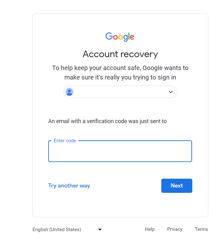 Reset Your Gmail Password