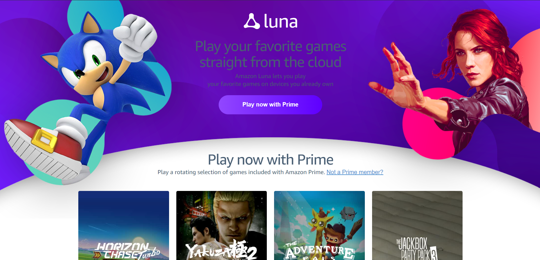 Amazon Luna Cloud Gaming Platform