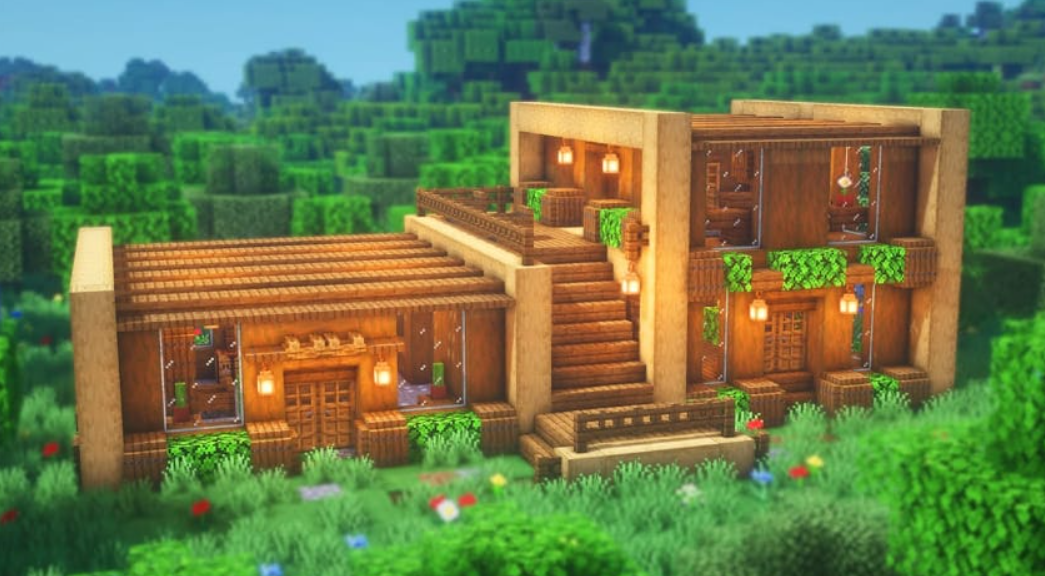 Wooden Survival House