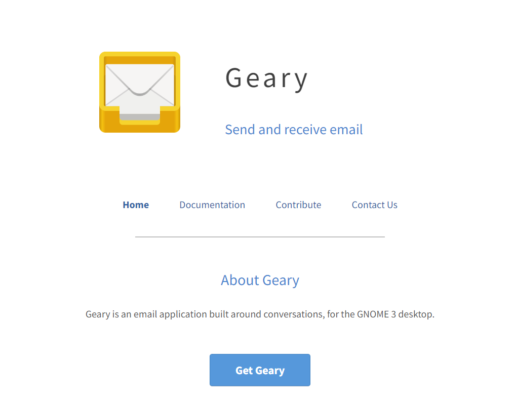 Geary E-mail Client on ubuntu