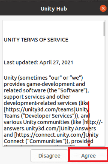 Unity Hub