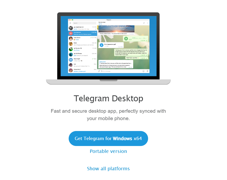 Telegram Desktop on ubuntu