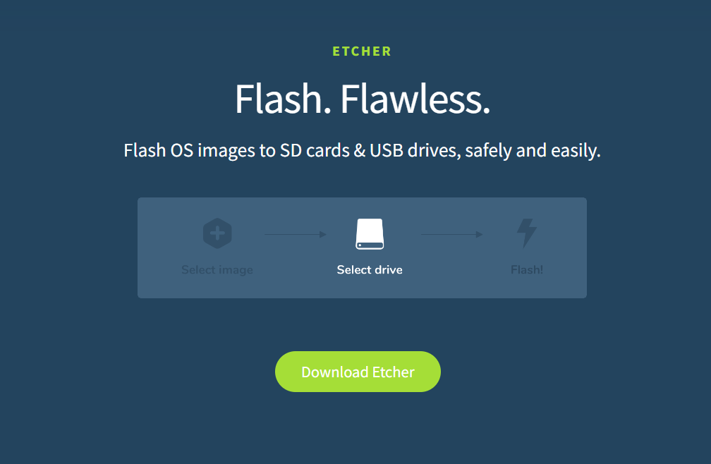 Etcher Image Writer