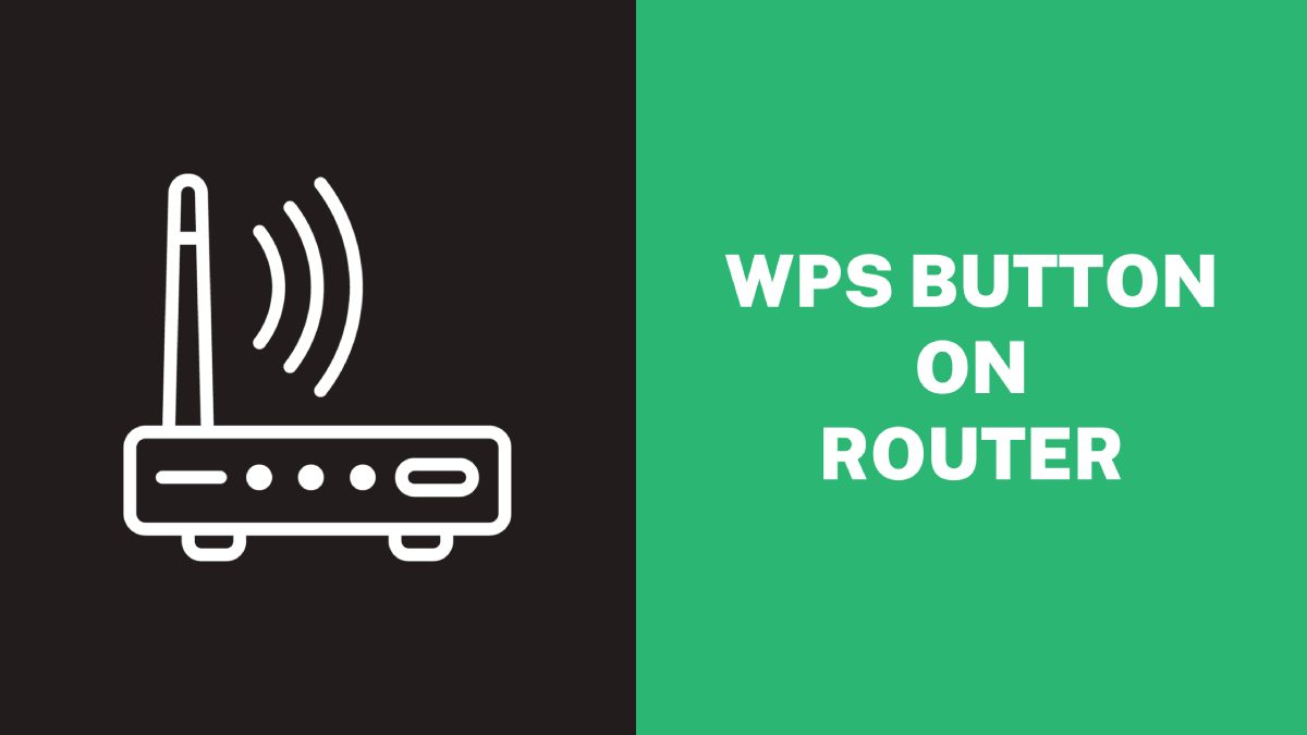 WPS Button on Router