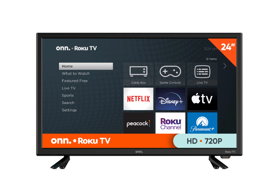 onn. 24” Class HD (720P) LED Roku Smart TV