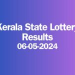 Kerala Lottery Results - 06-05-24