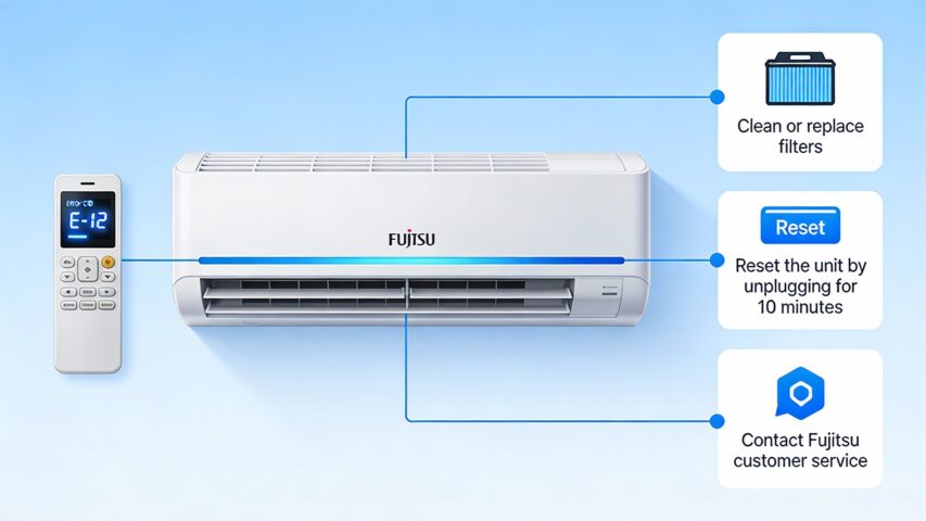 Error Codes and Troubleshooting for Fujitsu Air Conditioners